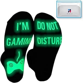 Gaming Socks Do Not Disturb I'm Novelty Boys for Men Women Gamer Youth