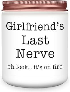 Homsolver Gifts for Girlfriend from Boyfriend, Valentines Birthday Mothers Christmas Anniversary Day Gifts for Girlfriend Fiancee, Romantic Scented Candles