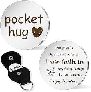 2026 Graduation Gifts Easter Basket Stuffers Pocket Hug Token Easter Basket Stuffers College for Her Him Teens End of School Year Gifts for Kids Students Grad Gift Inspirational Gift Present