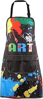 MBMSO Painting Artist Apron with Pockets Artist Painter Gifts Art Lover Gift for Art Teacher Student Painter Apron Waterproof