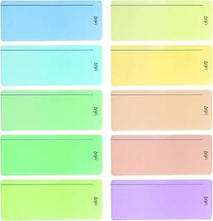 Luigi's SB Education 10 x Dyslexia Reading Tools for kids with Coloured Overlays | Guided reading strips for Dyslexia, Irlen Syndrome, ADHD and Visual Stress | Perfect Reading Trackers for kids