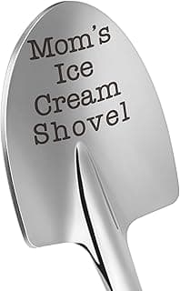 Funny Mom's Ice Cream Shovel Mom Gifts for Birthday Mothers Day, from Daughter Son, Mothers Day for Mother Mommy Mama Mother-in-Law Valentines Birthday Gift for Women, Small Cute Easter Basket Stuff