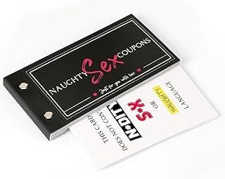 Love Coupons for Him - 30 Naughty Coupons for Boyfriend, Husband | Couples Gifts for Christmas, Valentine's Day, Anniversary or Birthday, 20 Dirty Coupons + 10 Blank Fillable Coupons