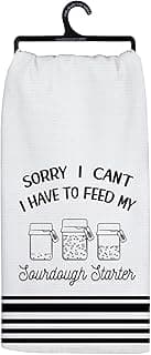 Funny Sourdough Baking Kitchen Towels, Gifts for Sourdough Bakers Tea Dish Towels for Kitchen, Baking Lover Gifts Decorative Hand Towels, 16x24 Inch
