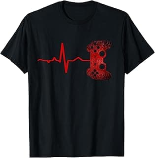 Gamer Heartbeat Gamer Gaming Video Games Boys Teen T-Shirt