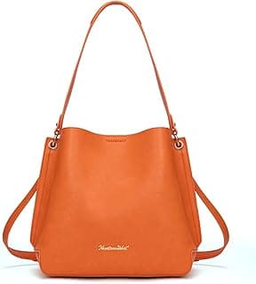 Medium Hobo Purse for Women Bucket Shoulder Bag with Crossbody Strap