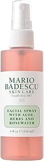 Mario Badescu Facial Spray with Aloe, Herbs and Rose Water for All Skin Types, Face Mist that Hydrates, Rejuvenates & Clarifies