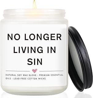 Wedding Gifts for Newlyweds, Engagement Gifts for Couples Newly Engaged, Funny Gay Friend Couples Present, Bride and Groom Gift, Bride to be Candle