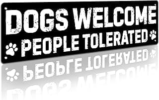 Dog Gifts for Women Funny Wall Decor for Dachshund, Golden Retriever, German Shepherd, French Bulldog, Black Lab, Poodle & More – Pug & Corgi Gifts for Corgi Lovers Tin Sign