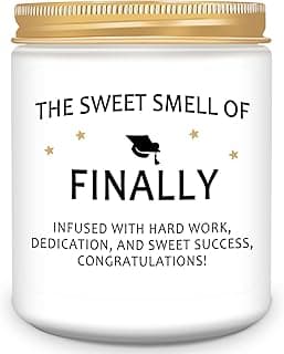 Homsolver Funny Graduation Gifts for Her Him, College, High School, Masters Degree, Phd, Nurse Graduation Gifts for Women & Men, Scented Candles
