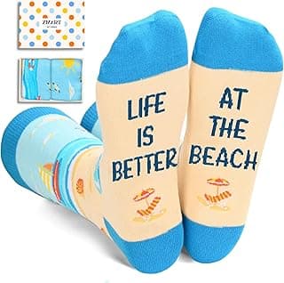Sports Gifts for Men Women - Skating Surfing Socks for Beach Yoga Lover Hunter