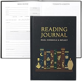 ZICOTO Beautiful Reading Journal for Book Lovers - Sturdy Hard Cover Journal Makes a Great Gift for Readers - The Perfect Tracker with Reading Log & Review Pages For Keeping Notes on Your Favorite Books