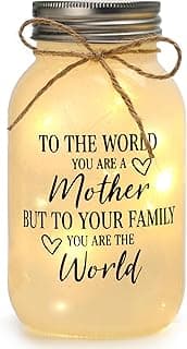 Maracco Mothers Day Gifts for Mom from Daughter and Son, 30oz Large Mason Jar Night Lights for Mom, Thank You Mama, Birthday Gifts for Mother, I Love You Mama Gift