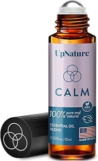 UpNature Calm Essential Oil Roll On - 100% Natural Aromatherapy Blend for Relaxation Relief - Self Care Gifts for Women Easter Basket Stuffers for Teens