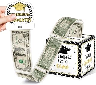 Funny Congratulations Graduation Gift Set - 35PCS Plastic Bags, DIY Money Box, Party Decorations for Women & Men College Graduates