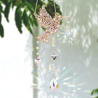 Hummingbird Gifts for Mom - Mom Gifts for Mothers Day Birthday Valentines Day, Sun Catchers Indoor Window, Hummingbird Gift for Women Mother Grandma Bird Lovers Outdoor Garden Spring Home Decor