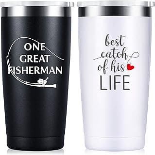 Sixspace Wedding Anniversary for Couple Friend Lovers Cups Stainless Steel Wine Tumbler Travel Mug with Straw and Lid,2 Pack (4.blackwhite)
