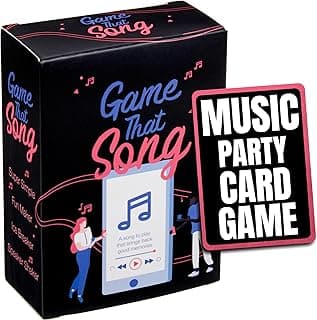 Game That Song - Compete to Play The Best Song! Fun Music Games for Adults and Teens - Great for Music Gifts, Singers, White Elephant Gifts for Adults, Secret Santa, Stocking Stuffers or Karaoke