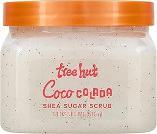 Tree Hut Coco Colada Shea Sugar Scrub, 18 oz, Ultra Hydrating and Exfoliating Scrub for Nourishing Essential Body Care