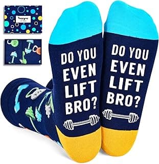 HAPPYPOP Sports Socks for Men Women - Weight Lifter Runner Hunter Dancer Climber Gifts