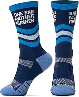 Inspirational Running Socks - Mid-Calf Performance Socks - Multiple Designs - One Size Fits Most