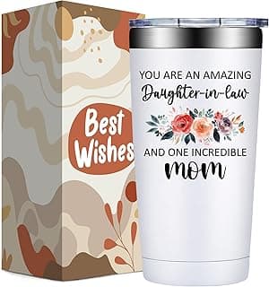 Grifarny Daughter in Law Gifts - Mothers Day, Christmas Gifts for Daughter in Law - You are an Amazing DaughterinLaw Tumbler 20 oz