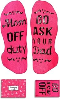HAPPYPOP Gifts for Family Members - New Dad Gifts, Funny Dad Mom Aunt Socks