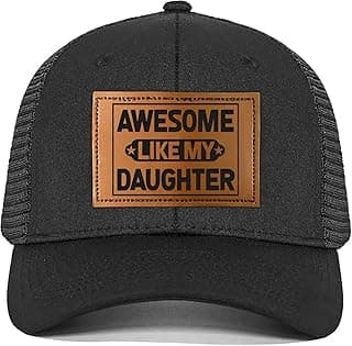 BETHEGIFT Gifts for Dad from Daughter - Funny Hat for Fathers Day - Dad Birthday Gifts from Daughter - Adjustable Fit, Comfortable Cotton, Perfect Present for Awesome Father Trucker Hat