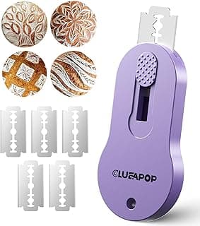 CLUEAPOP Bread Lame Sourdough Scoring Tool, Extractable & Magnetic Lame Scoring Tool, Bread Dough Cutter Slashing Razor Tool, Bread Scoring Tool for Sourdough Bread Baking - Scoring Knife