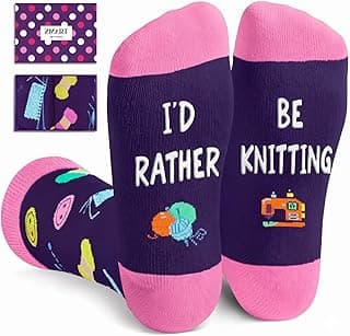 Zmart Appreciation Gift Ideas - Funny Socks for Pilot, Cops, Chefs, Traveler, Knitter