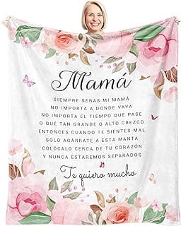 Regalos para El Día De Las Madres, Regalos para Mamá, Mothers Day Mom Gifts Spanish, Regalos para Mamá De Cumpleaños, Birthday Gifts for Mom in Spanish, Mama Gifts Throw Blanket 60" x 50"