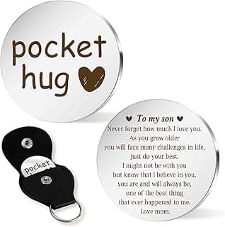 Graduation Gifts for Son Pocket Hug Token Grad Son Birthday Gifts Back to School Gift for Kids Gift from Mom First Day of School for Birthday Easter Presents Favor Supplies Easter Basket Stuffers