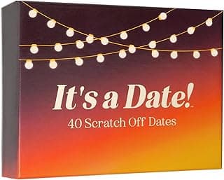 It's a Date!, 40 Fun and Romantic Scratch Off Date Night Ideas for Him, Her, Girlfriend, Boyfriend, Wife, Husband & Couples, Valentine's Gift for Men and Women