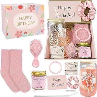10 Piece Set Birthday Gifts for Teen Girls Teenage Girls Basket Gift Sets for Her Friend Daughter Sister Niece Granddaughter Women
