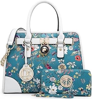 Women Handbags Top Handle Satchel Purse Shoulder Bag Hobo Bag Work Bag Set 2pcs