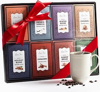 Coffee Gifts Set For Coffee Lovers - Ground Coffee Sampler Gift Set For Women & Men - Women Gift