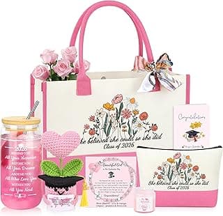 Graduation Gifts for Women Her 2026, High School College Class of 2026 Graduation Gifts for Women Her Basket Set of 7