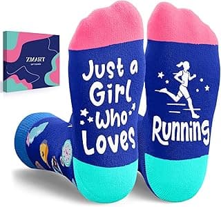 Funny Socks - Cheerleader Tennis Swimming Hiking Running Gifts for Girls