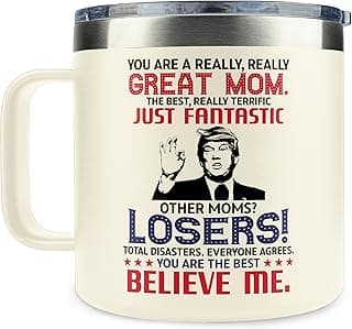 Gifts for Mom from Daughter Son - Mothers Day Gifts for Mom Wife - Birthday, Valentines, Mother's Day, Christmas Gift Ideas for Moms - Gift for Mama, Moms, Mother from Kids - 14 Oz Coffee Mug