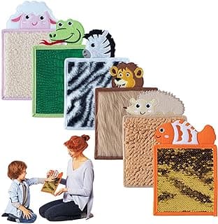 ODOXIA Sensory Mats for Autistic Children | Sensory Tiles for Kids | Sensory Wall Panel | Sensory Mats (Animals) | Sensory Toys | Sensory Room Equipment | Sensory Disorder Toys for Tactile Play