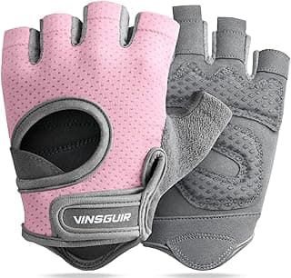 VINSGUIR Workout Gloves for Women and Men, Breathable Weight Lifting Gloves for Gym Exercise, Fitness, Training, and Cycling, with Excellent Grip and Cushion Pads