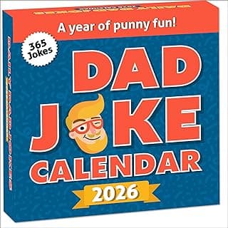 Dad Joke Calendar 2026 | Page A Day Tear Off Calendar Gift For The Dad Joke Lover, Great Christmas Gift, Funny Daily Dad Jokes Desk Calendar, Stocking Stuffer Gift For Men & Women, 365 New Jokes & Puns for The New Year
