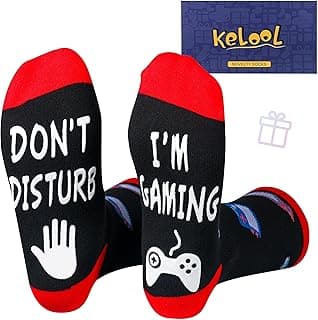 Do Not Disturb I'm Gaming Socks,Men Gifts for Men Teen Boys Dad Son Kid St Patricks Day Father Mothers Day Socks Gifts
