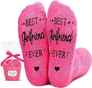 HAPPYPOP Valentine Gifts Boyfriend Girlfriend - Boyfriend Girlfriend Love Socks for Her Him