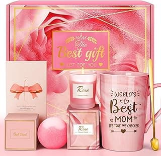 Mothers Day Gifts for Mom, Wife, Grandma, Sister, Friends: Unique Birthday Gifts Baskets Set for Personalized Best Mom from Daughter Son, Spa Presents for Christmas, Birthday, Valentines