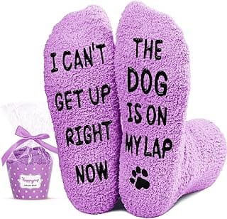 HAPPYPOP Dog Socks for Mom Dad - Dog Lovers Gifts for Women Men, Pet Lover Valentine Gifts