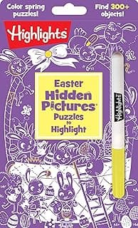 Easter Hidden Pictures Puzzles to Highlight: Easter Coloring and Puzzle Book for Kids 6-9, Solve Hidden Pictures Puzzles Featuring Bunnies, Flowers ... Pictures Puzzles to Highlight Activity Books)