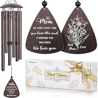Mothers Day Gifts for Mom, 32" Bronze Wind Chimes, Mom's Birthday Gifts from Daughter Son, Mother in Law Gift, Best Mom Ever Gift for Mother's Day Birthday Christmas, Home Decor
